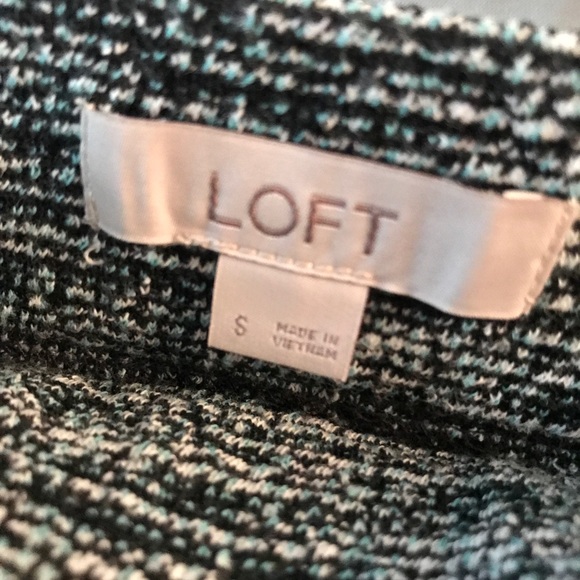 {LOFT} Spacedye Flounce Pull On Skirt - Picture 5 of 5